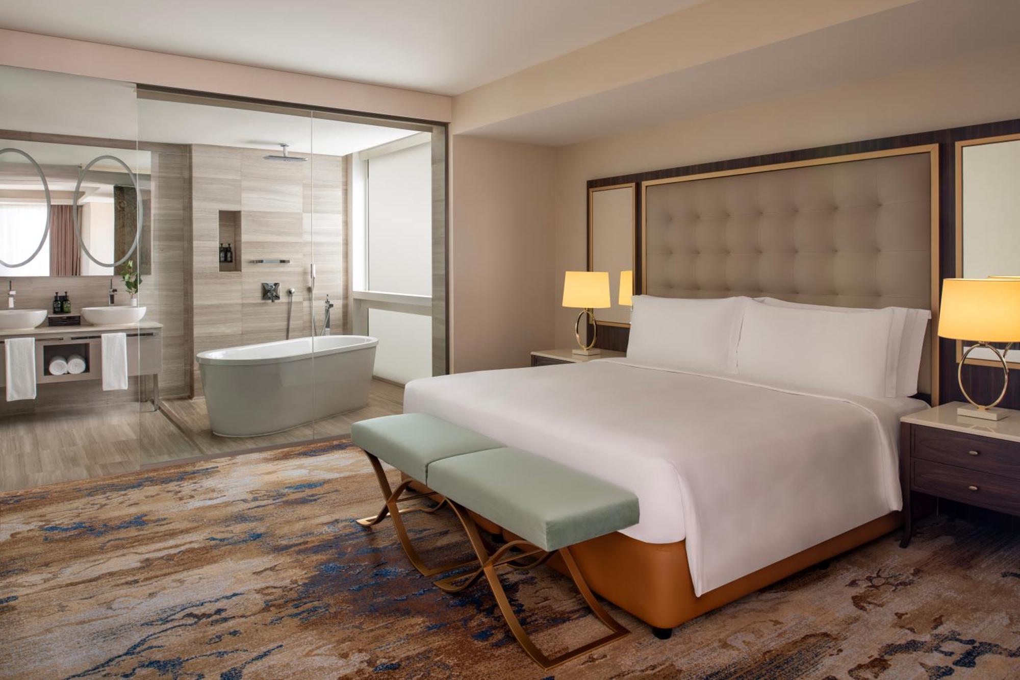 Dusit Doha Hotel מראה חיצוני תמונה A bedroom at the hotel