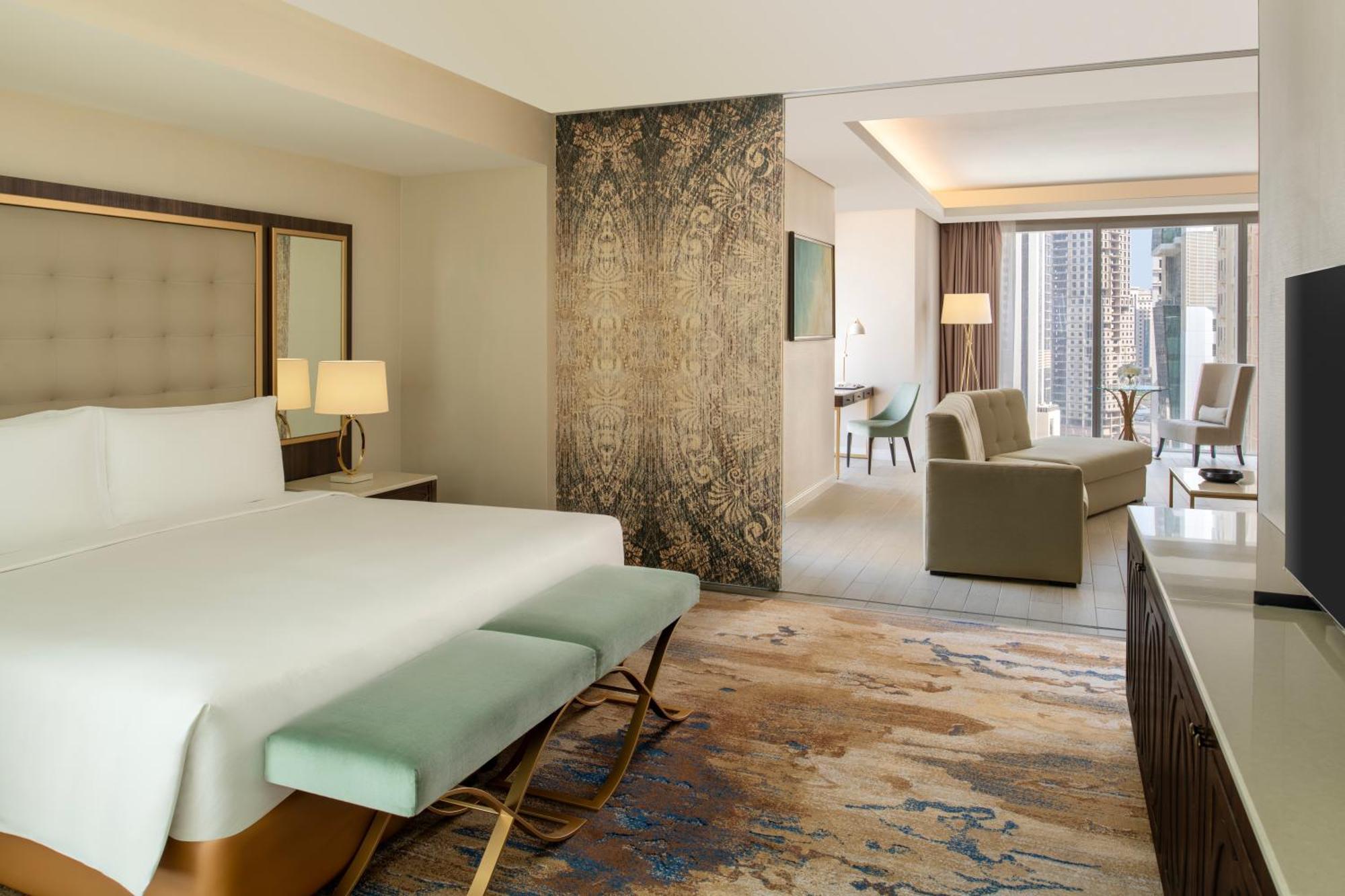 Dusit Doha Hotel מראה חיצוני תמונה A suite at the hotel