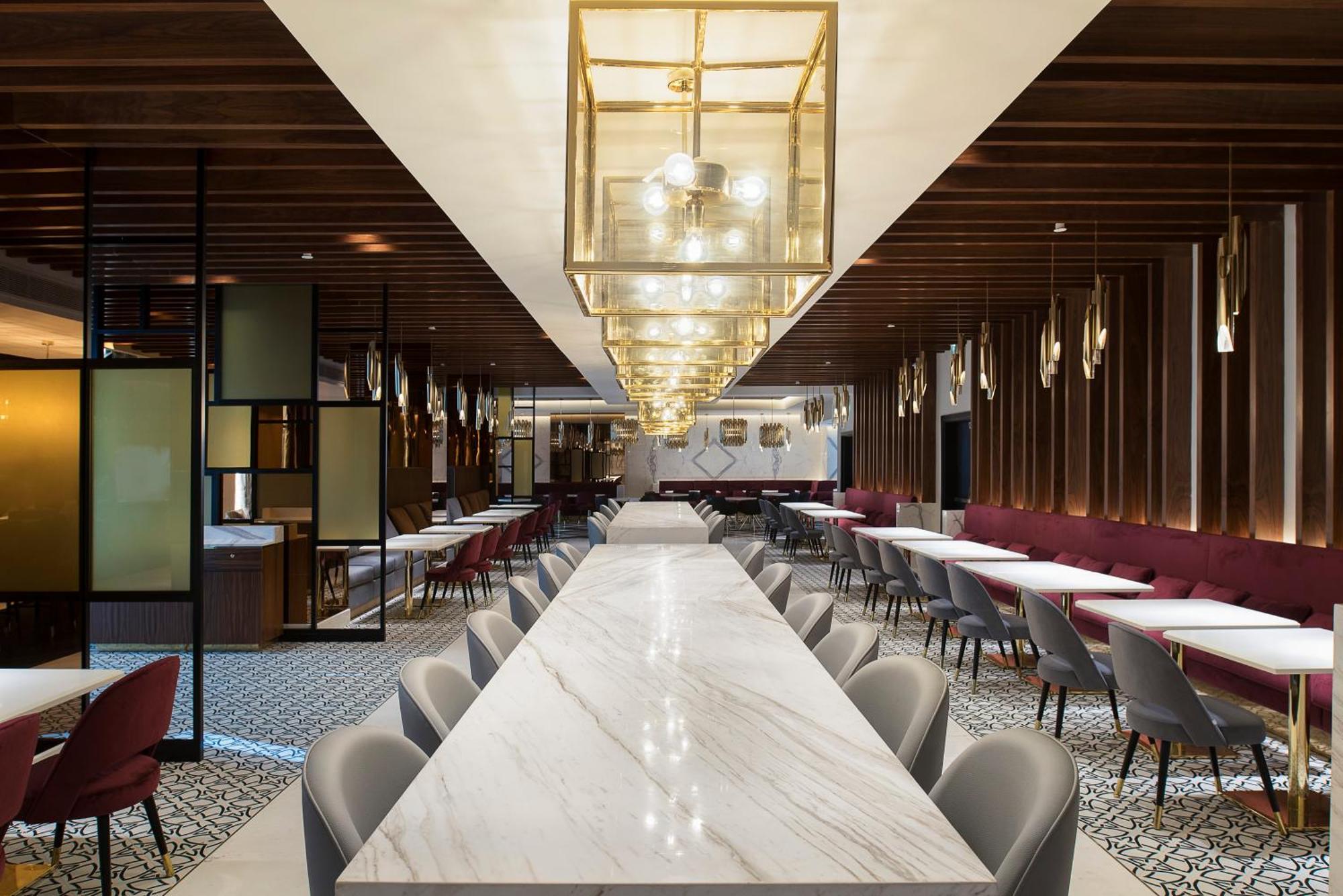 Dusit Doha Hotel מראה חיצוני תמונה The interior of the lounge